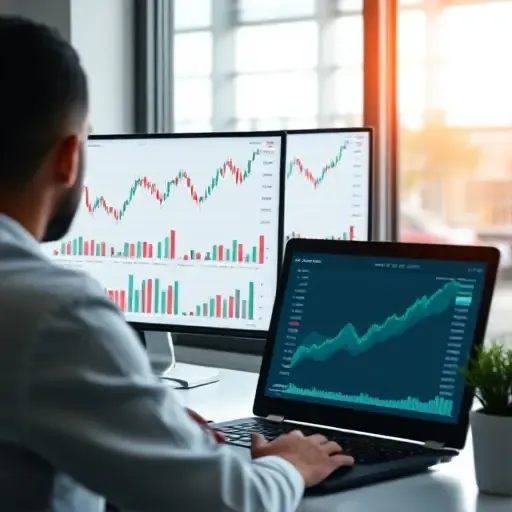 Immediate Edge Trading-Dashboard mit Marktanalyse